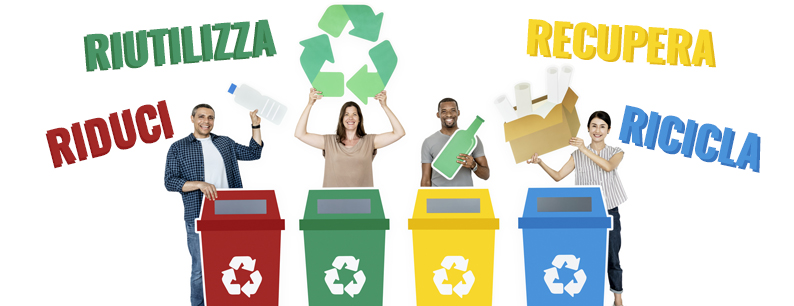 Recuperando, riciclando e riutilizzando gli oggetti, possiamo aiutare il nostro pianeta!